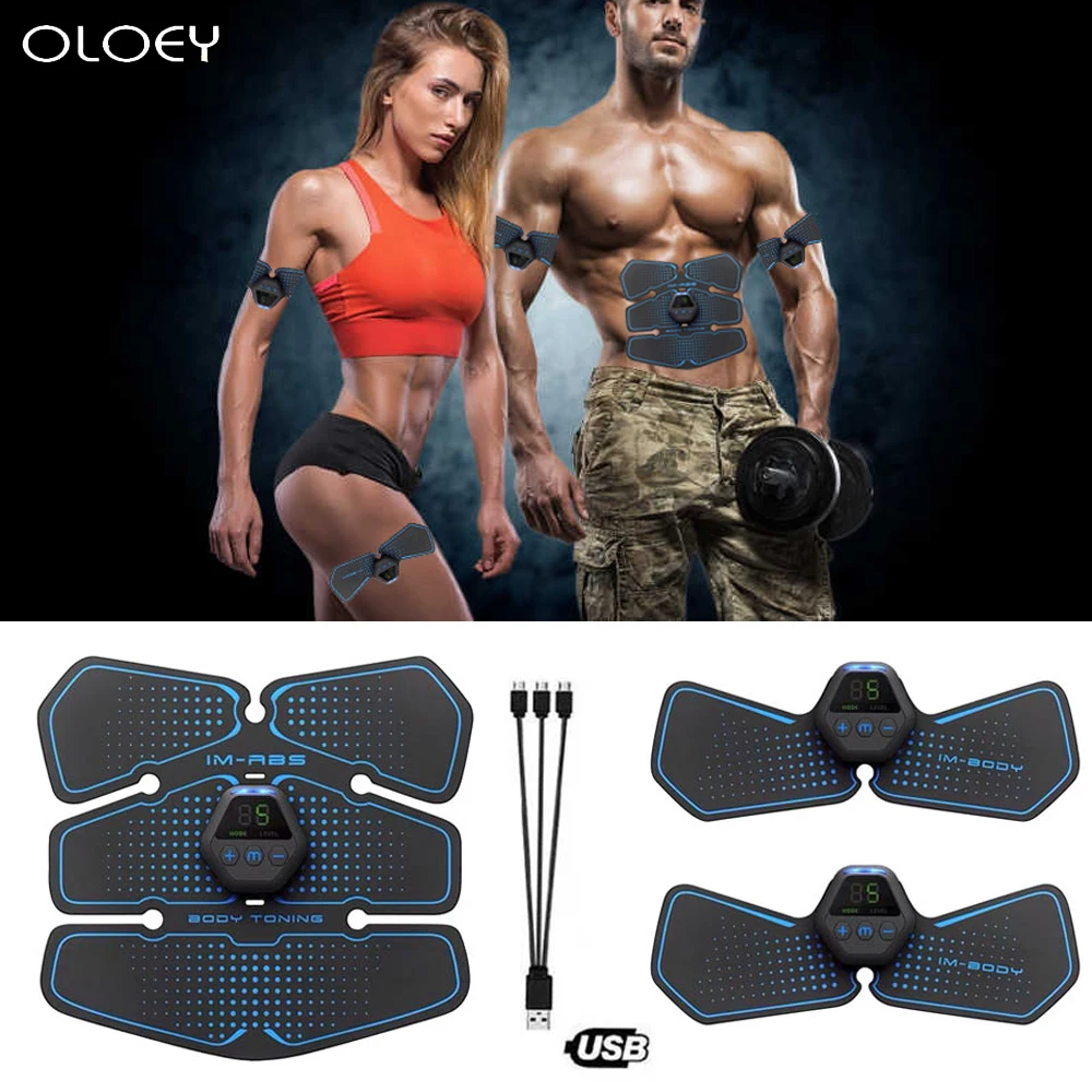 

Тренажер брюшной тонизирующий пояс Вибрация брюшной мышцы тренажер электронный пояс ABS фитнес массаж тренажерный зал equimment EMS
