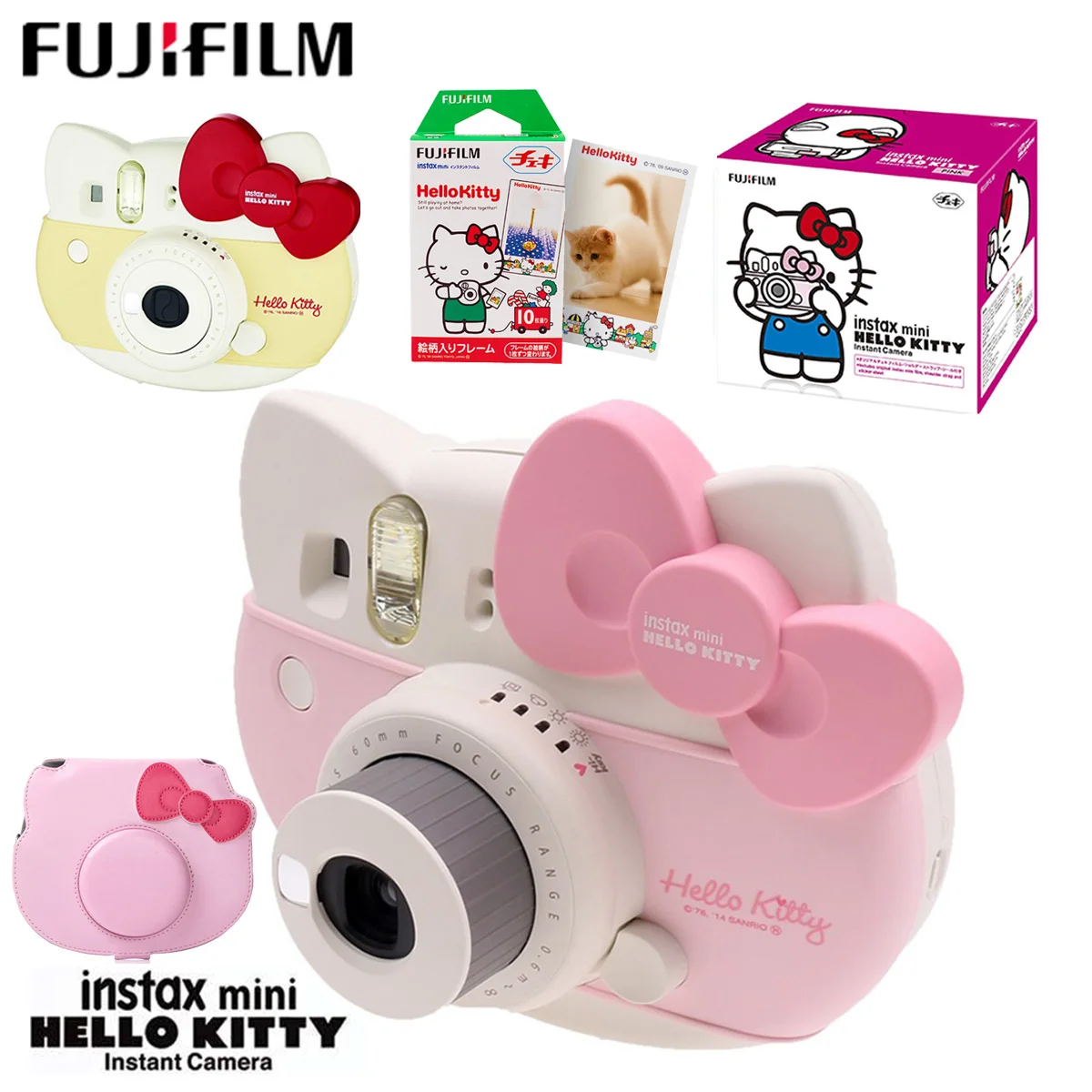 Fujifilm Instax Mini 8 Kitty Limited Edition Instant Camera with 10 Sheets...