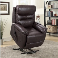 electric massage recliners comfortable and friendly artificial leather high quality pine wood frame low noise