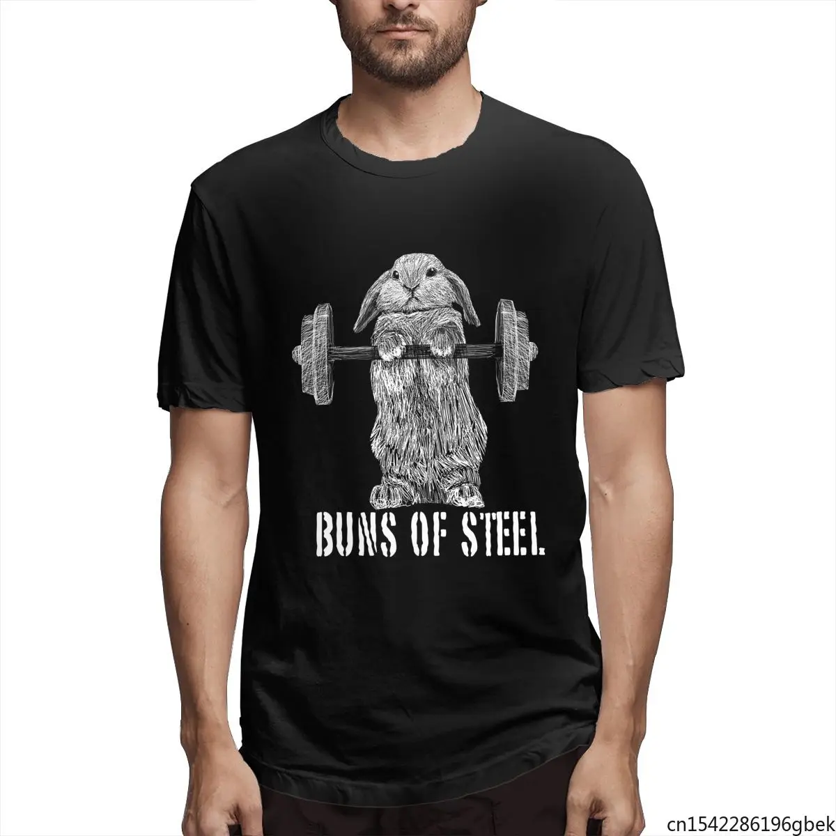 

Buns Of Steel Funny Rabbit Crossfit Animal T-Shirt