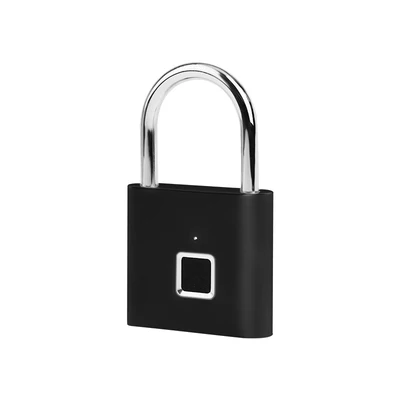 P5 Black Xiaomi умный электронный замок с отпечатком пальца USB Перезаряжаемый дверной замок без ключа цинковый сплав металлический багажный отсек замок - Цвет: P5 Black
