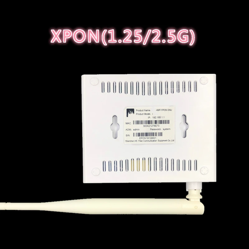 ONU EPON 1 25G GPON 2 5G XPON (1 25g/2 5g)ONU с Wi-Fi FTTH сети onu wifi модем 10/100/1000M RJ45 4G для переключателя OLT |