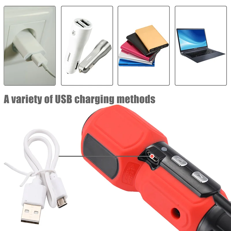 Аккумуляторная электрическая отвертка MAKINGTEC USB 3 6 В литиевая батарея