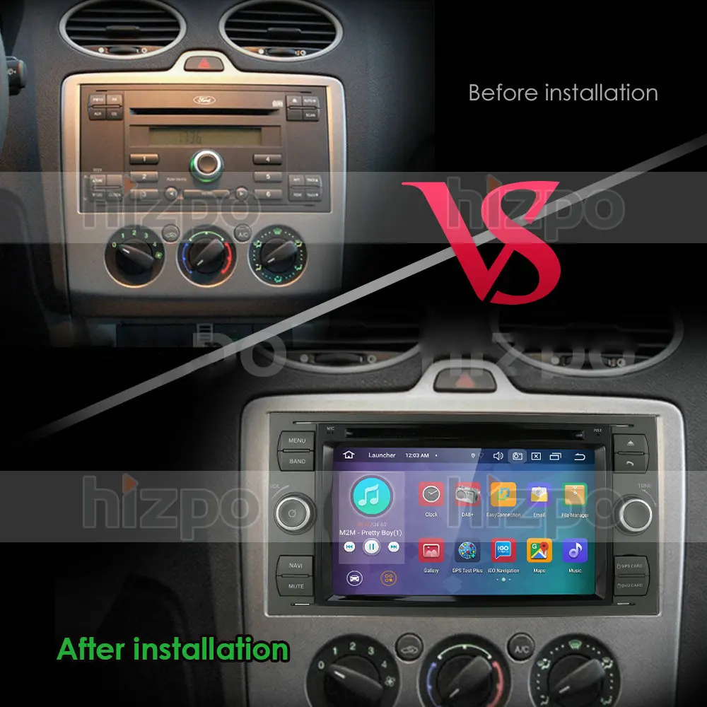 Bestellen 4G 64G IPS 2 Din Android 10 Auto Radio Multimedia Für Ford Focus 2 3 Mk2 Mondeo 4 Kuga Fiesta Transit Connect S-MAX C-MAX 8-Core