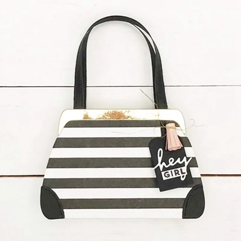 Большой кошелек металлические трафареты для вырезания сделай сам