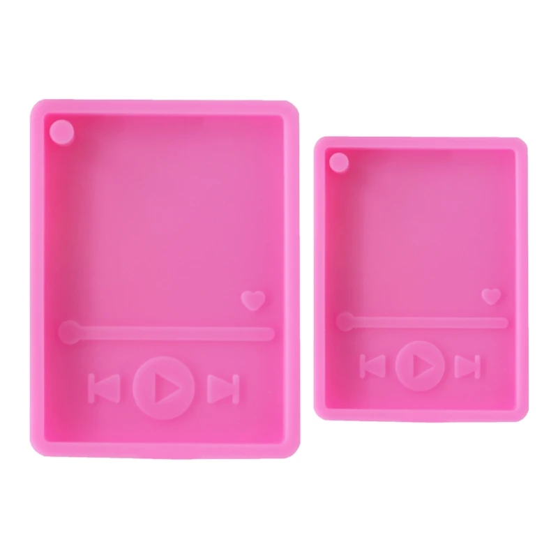 

Музыкальный брелок игрока эпоксидная смола, форма DIY рукоделие Литье инструменты ювелирные изделия кулон силиконовая форма