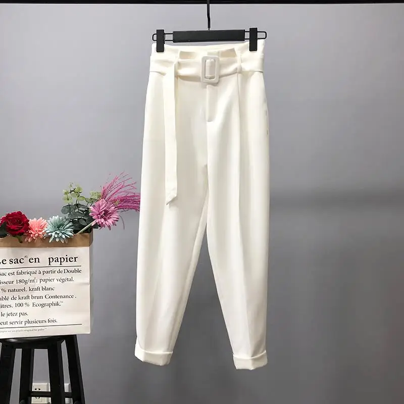Cheap wholesale 2021 spring summer autumn new fashion casual Popular long women Pants woman female OL high waisted pants Vy1435