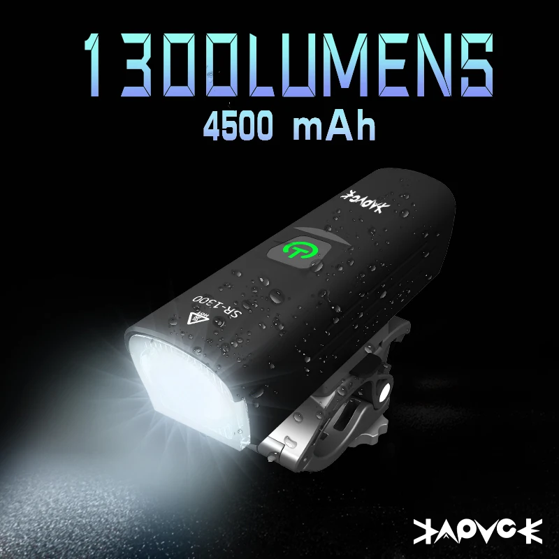 

Передняя фара для велосипеда лампы Водонепроницаемый для верховой езды светильник usb-портами и светодиодным индикатором Smart велосипед Вело...