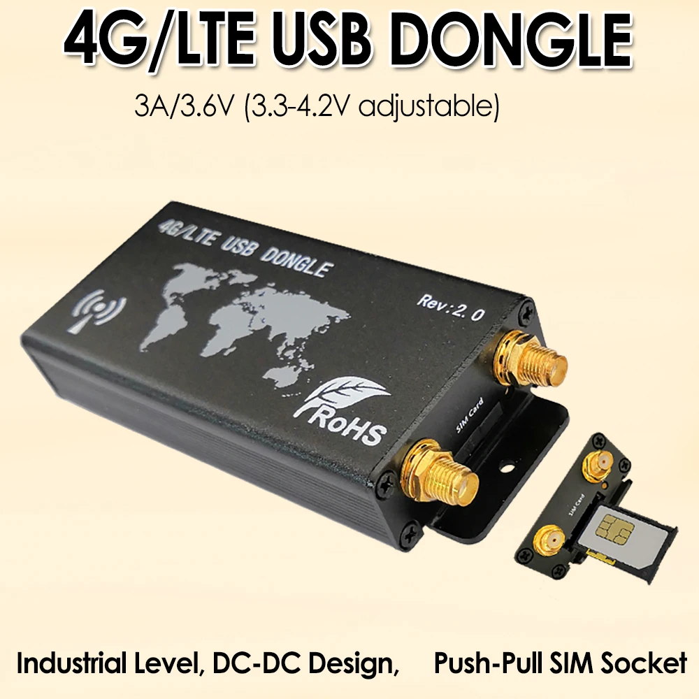 4G LTE Dongle с гнездом для SIM карты FDD EG25 G глобальная версия промышленный мини PCIe USB(Type C)