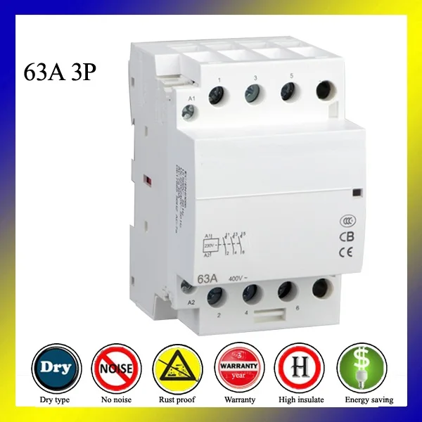 

WCT 63A 3P 3NO 220V автоматическая din-рейка, модульная Электронная Мини-магнитола для дома