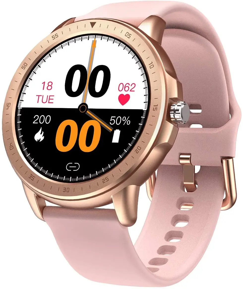 

Умные часы SANAG для телефонов Android и iPhone, фитнес-трекер с пульсометром и монитором сна, водонепроницаемость IP67