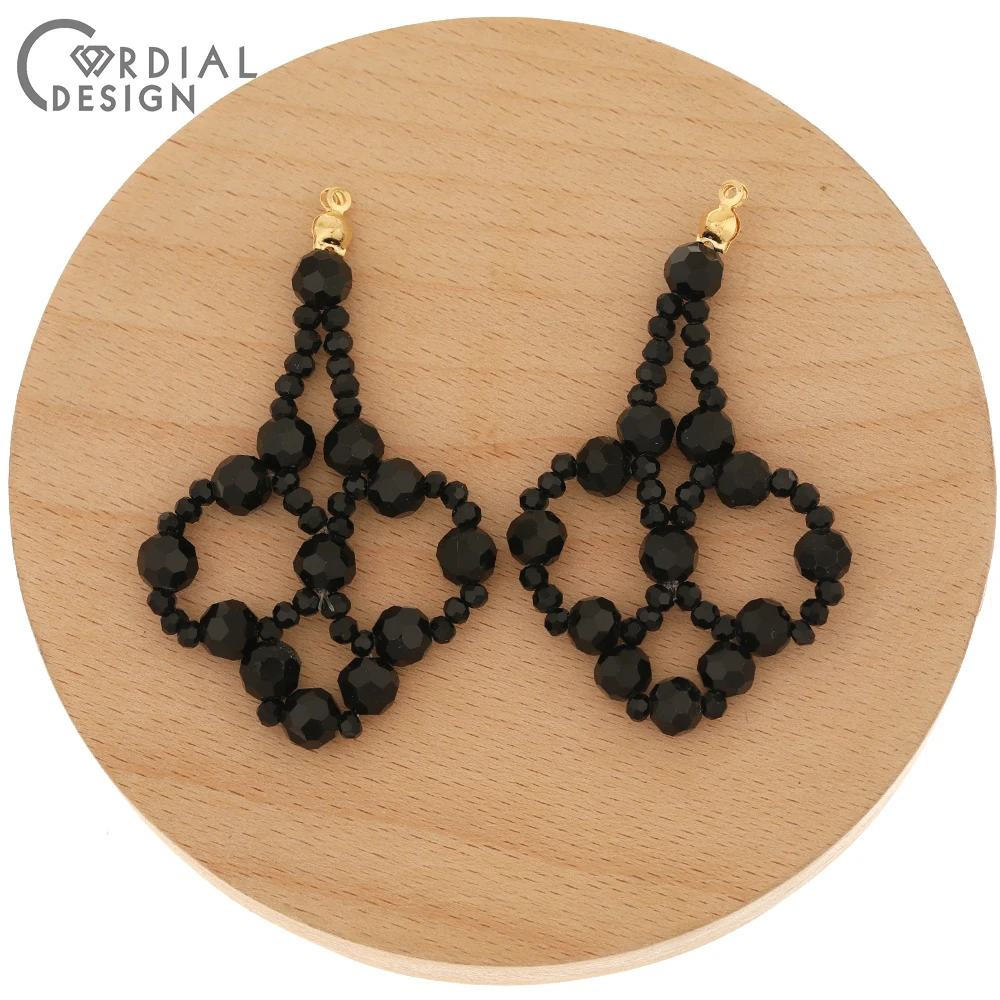 

Cordial Design 30Pcs 35*57MM Jewelry Accessories/Hand Made/Pendant/Drop Shape/Earring Findings/DIY Making/Crystal Beads Charms
