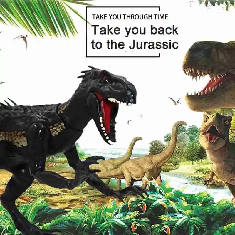 

Simulation Dinosaur Animal Model Tyrannosaurus Velociraptor Children Boy Toy