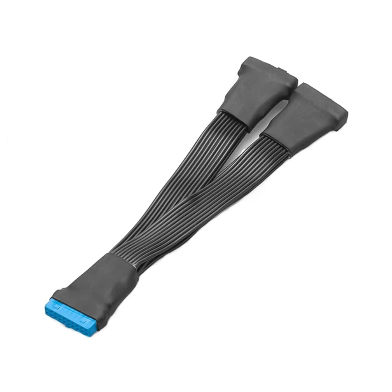 

Маленький мини-USB 3.0 19 Pin/20Pin внутренний удлинитель 1 на 2 адаптера разветвитель кабеля для материнских плат компьютерных компонентов