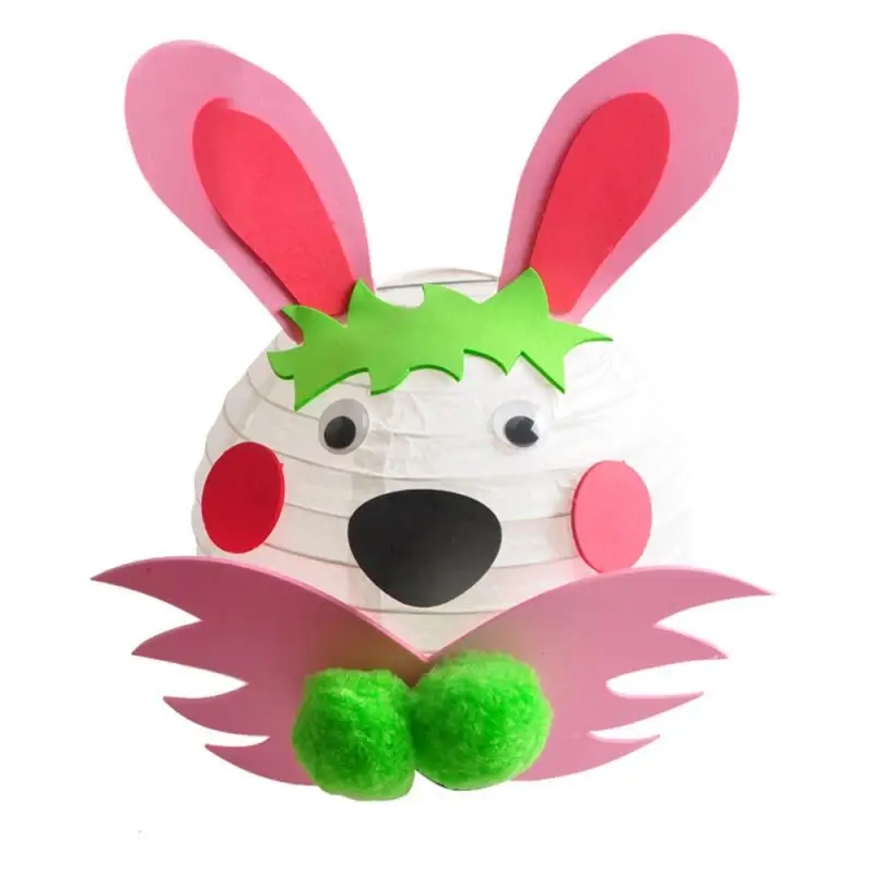 Новогодняя восточная культура благословение сделай сам фонарь животных цветной