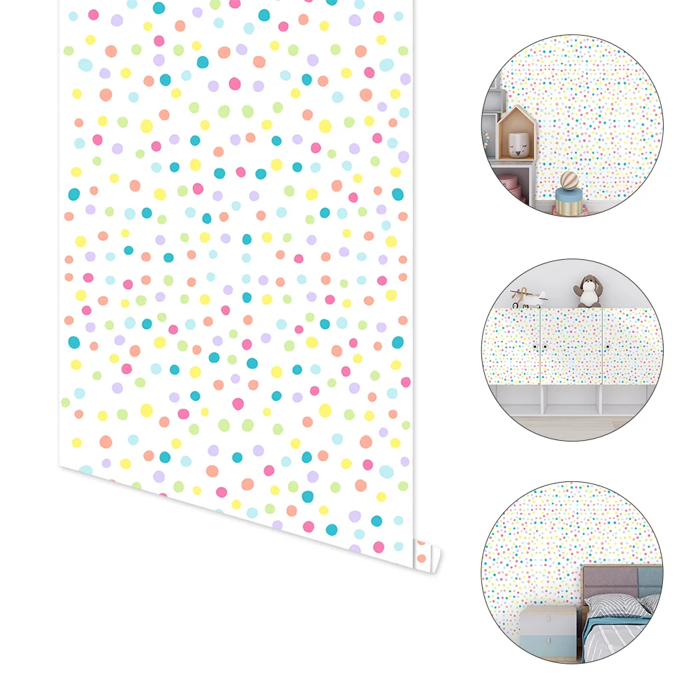 

1 Set Bedroom Dot Pattern Wall Decals Wall Stickers Kindergarten Wall Clings