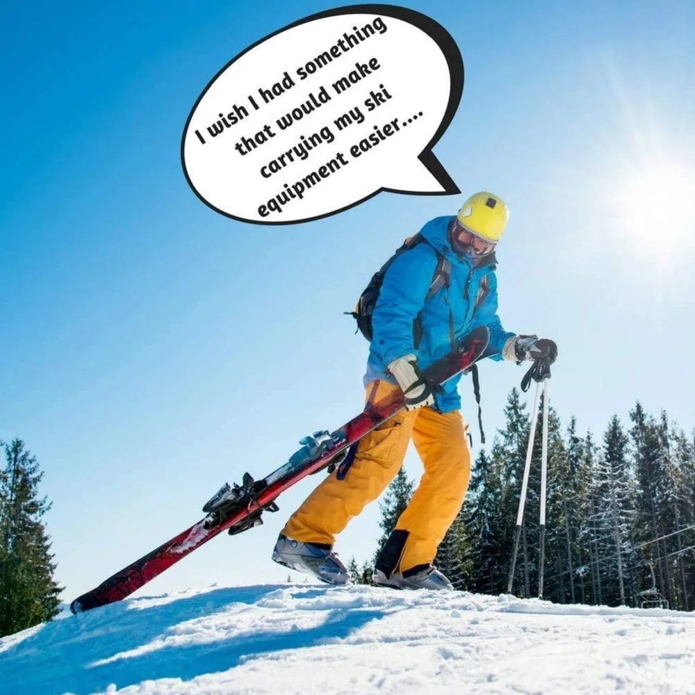 

1pc Snowboard Shoulder Strap Ski Fixing Strap Ski Carrying Band Snowboard Tool