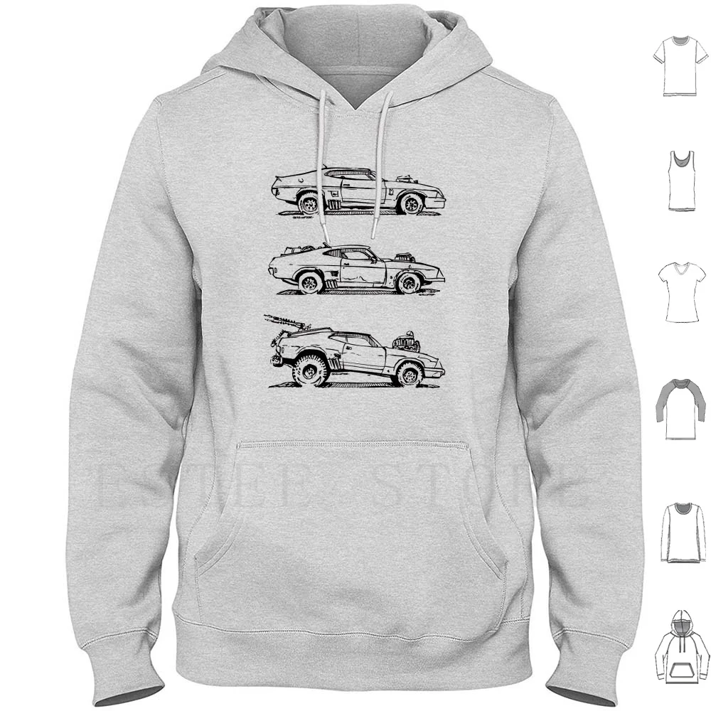 

Перехватчик Mad Max, толстовка с капюшоном с длинным рукавом, перехватчик Mad Max, автомобильный топливный бак, монстр-Трак Mad Max Fury Road