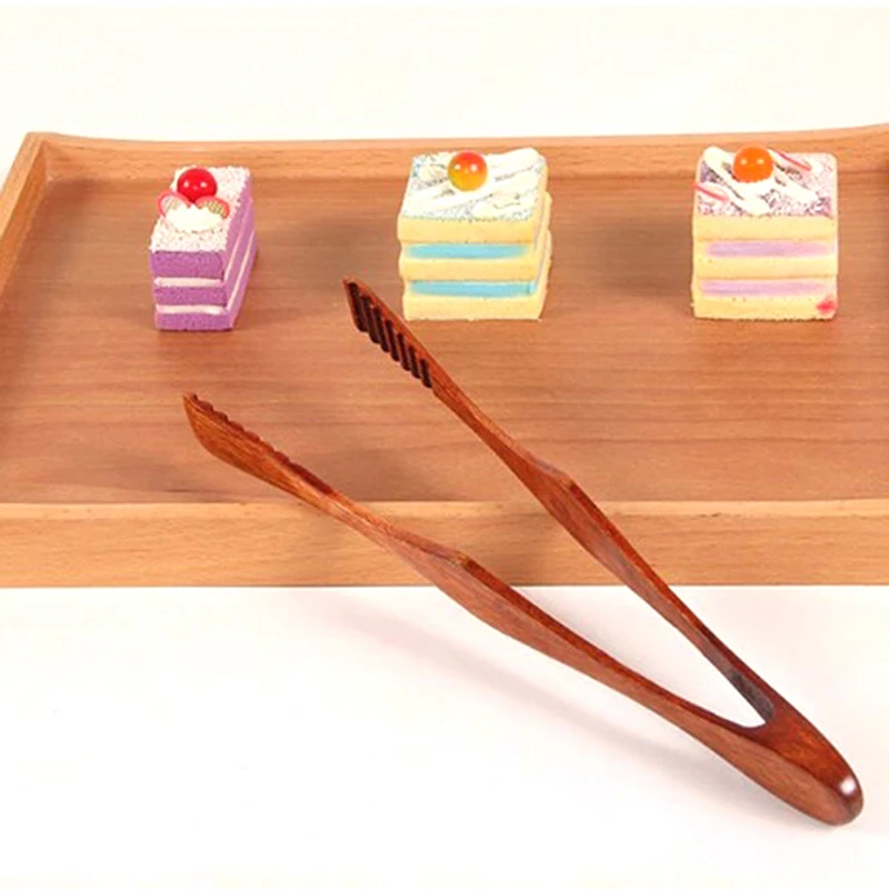 Бамбуковые кухонные щипцы Пищевые Инструменты для барбекю салата бекона стейка