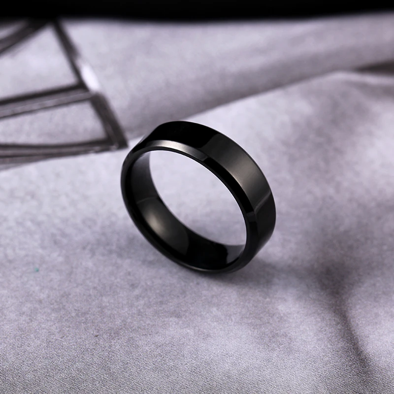 MANGOSKY 6 мм 316 титановое кольцо для мужчин и женщин из нержавеющей стали WTR32|ring stainless