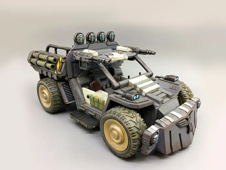 1/25 JOYTOY mecha RHINOCEROS Скаут автомобиль и UNSC девятый Легион солдат фигурка