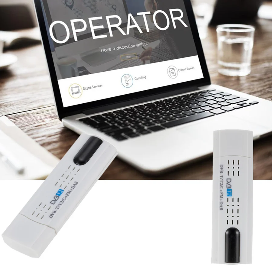 Digital satellite DVB t2 USB TV Stick Tuner with antenna Remote HD Receiver DVB-T2/DVB-T/DVB-C/FM/DAB For PC |