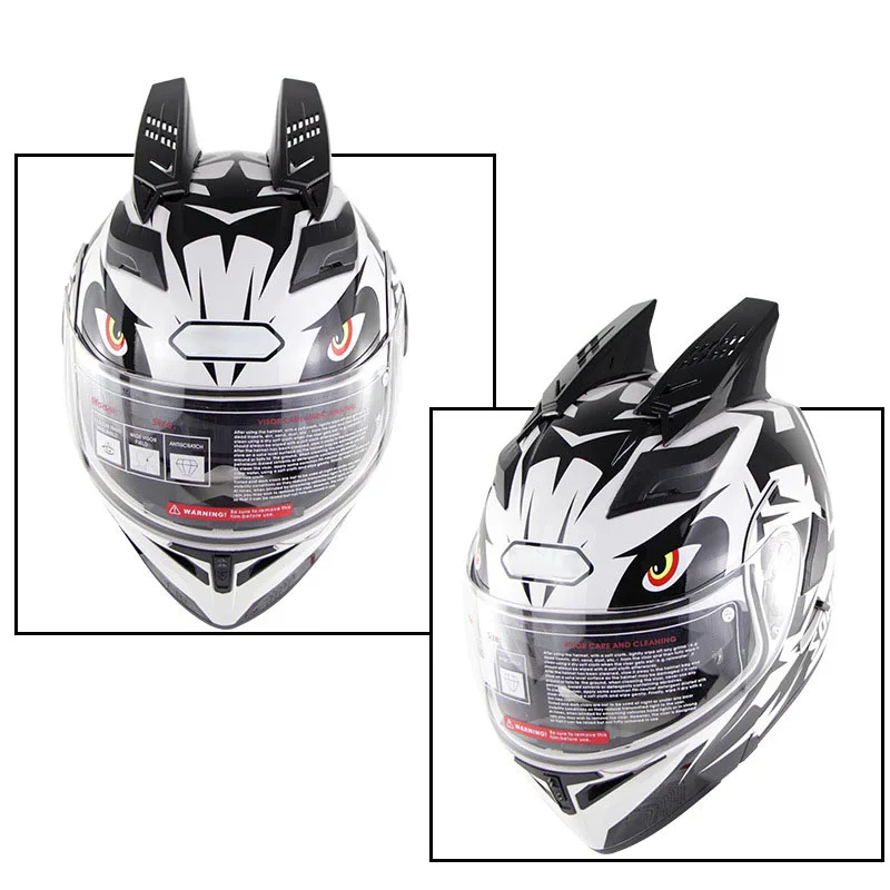 2021 1 пара мотоциклетная рога для шлема в стиле панк аксессуары | Автомобили и