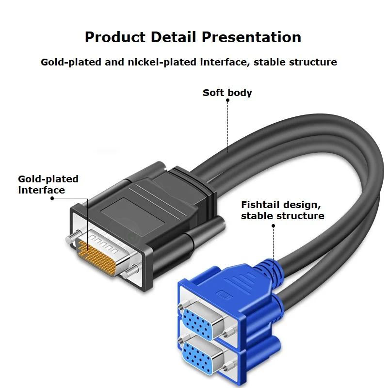 Кабель-адаптер DMS 59 Pin DMS59 на 2 VGA DVI HDMI DP для дисплея двойной сплиттер видео кабель