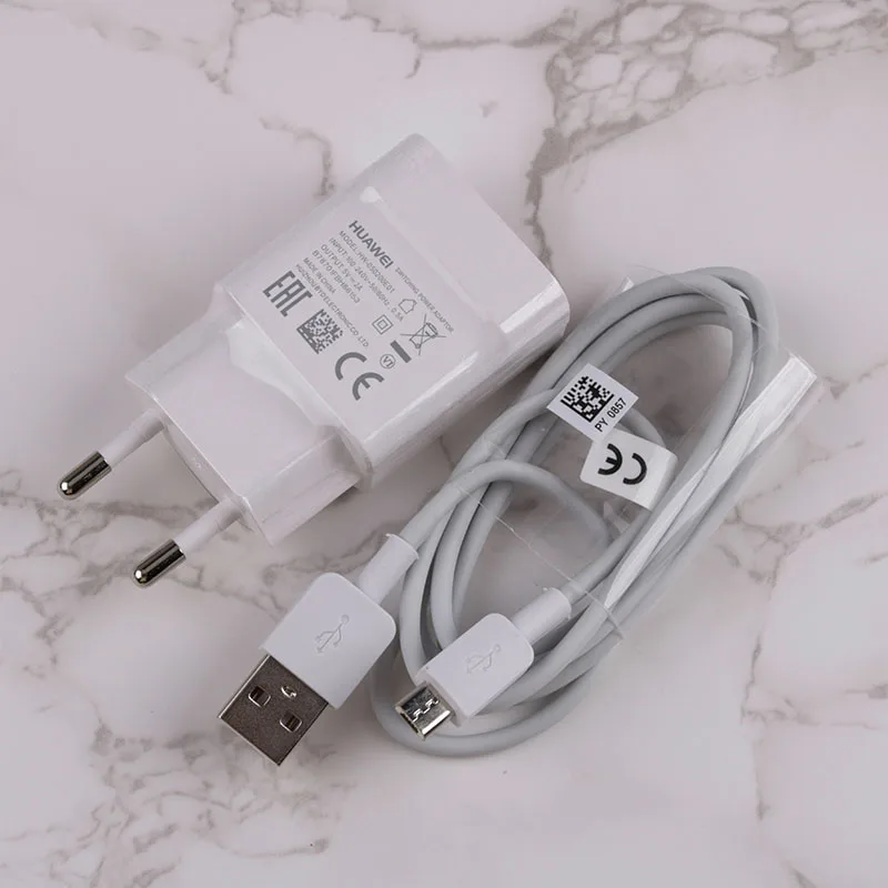 Оригинальное зарядное устройство Huawei 5 В 2 А для ЕС/США адаптер питания usb