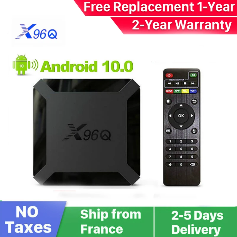 Новинка X96Q Android 10 0 Smart iptv box x96Q 1G 8G 2G 16G Allwinner H313 ip tv set top Доставка из