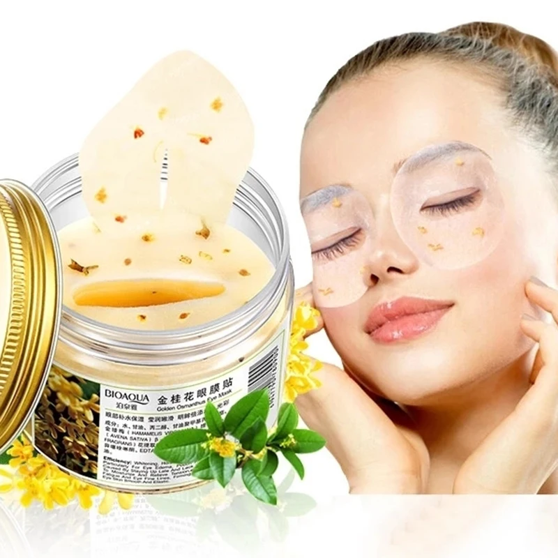 Маска для глаз BIOAQUA Osmanthus женщин коллагеновая сыворотка уход за сном патчи