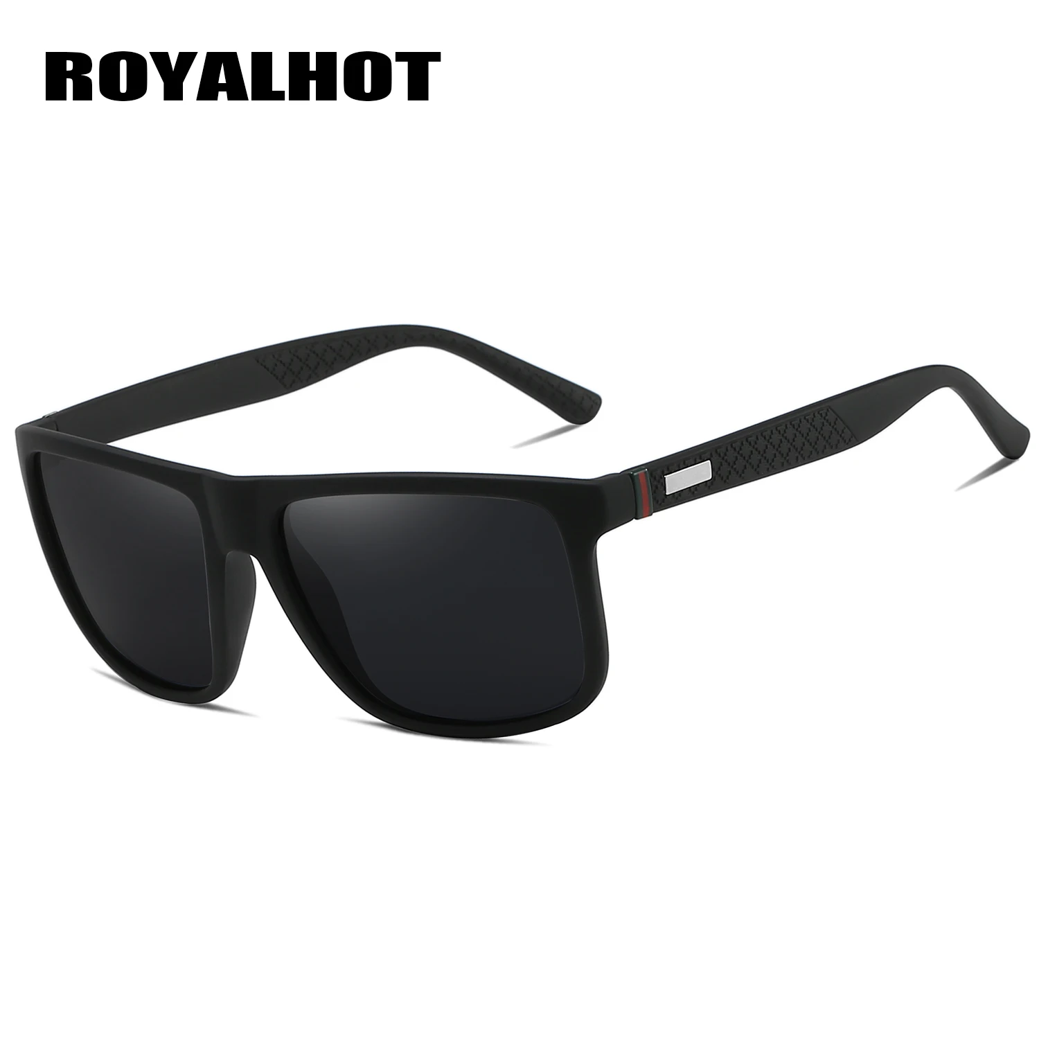 RoyalHot, мужские, женские, модные, эластичные, квадратная оправа, солнцезащитные очки, для вождения, солнцезащитные очки, очки, Oculos masculino, мужские, 900124 - Цвет линз: Grey
