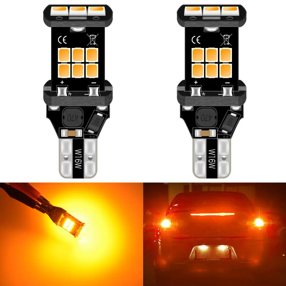 2 шт. Автомобильные светодиодные лампы T16 W16W Canbus T15 921 912 для Honda Civic Coupe 2006 2011 2017