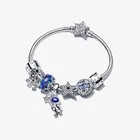 Оригинал 1,1 Новинка 2021, серия Galaxy, 100% Стерлинговое Серебро 925 пробы, подвеска, звезда, шарм, Подходит для Pandora, браслет, Женские Ювелирные изделия, бисер, сделай сам, подарок