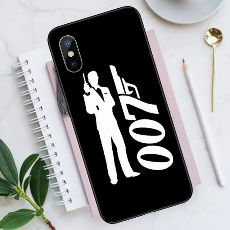 

Movie James bond 007 Phone Case for iPhone 11 12 mini pro XS MAX 8 7 6 6S Plus X 5S SE 2020 XR Luxury brand shell funda
