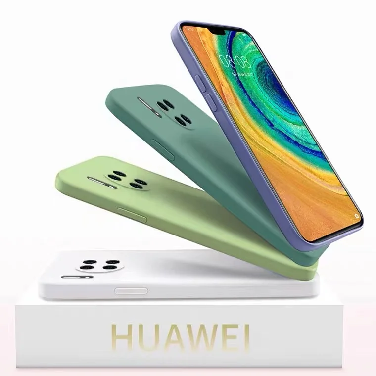

For Huawei Nova 8se 5i 5t Y5 prime P20 lite honor 7S 20S Y9S Y7A Mate 40 30E 30 20 pro Soft Silicone Shockproof Candy Color Case