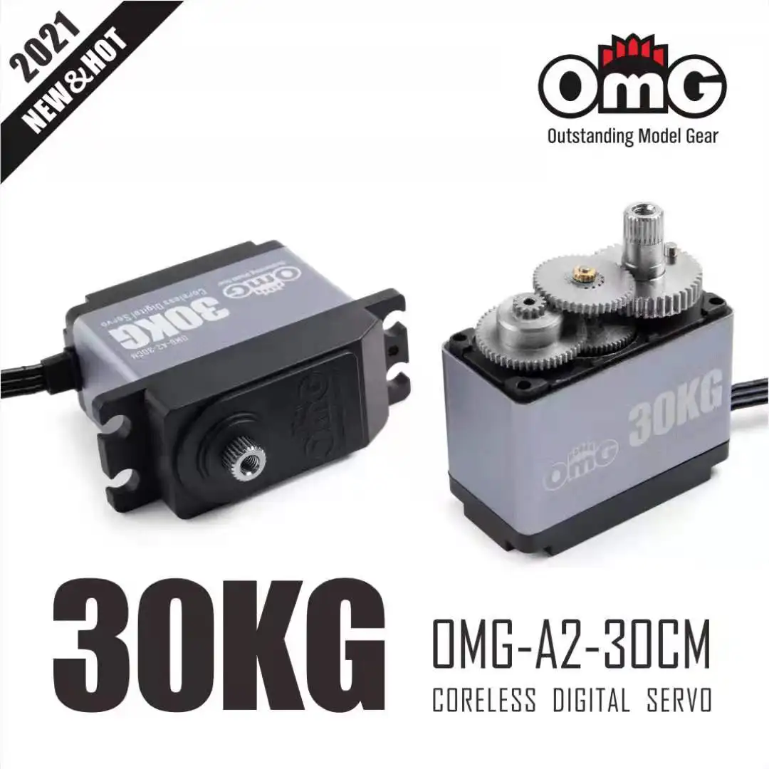 OmG 30KG OMG-A2-30CM Standard size coreless high voltage digital Servo  Fit For rc plane