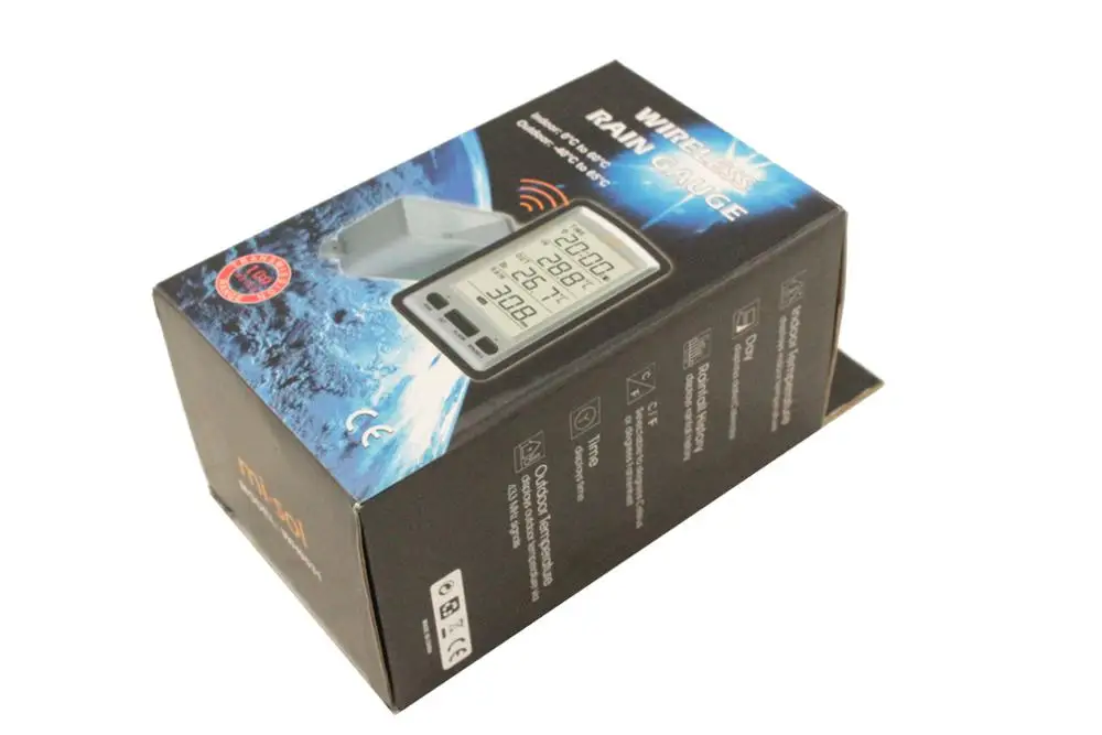 1 шт. беспроводной измеритель дождя с термометром Метеостанция для дома и улицы