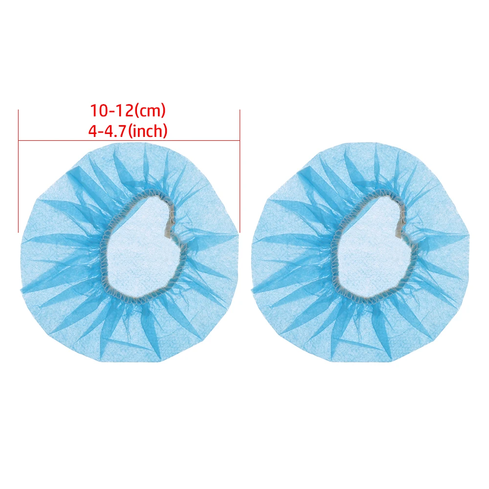 

100Pcs/Bag Disposable Dustproof Headphone Cover Nonwoven Earmuff Cushion Hygienic Headset Earpad Ear Replacement Covers