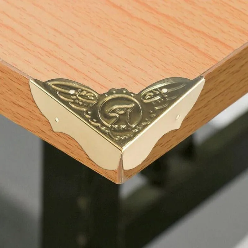 

1pc Antique Corner Protector Corner Protectors Table Corner Iron Jewelry Antique Boxes Wrap Protector Desks Corners Four