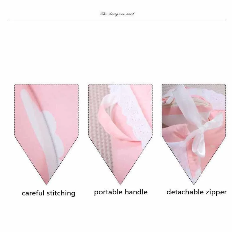 

Baby Nest Bed Crib Portable Removable And Washable Cribs Travel Bed For Children Kids Cotton Cradle Folding Baby Bed