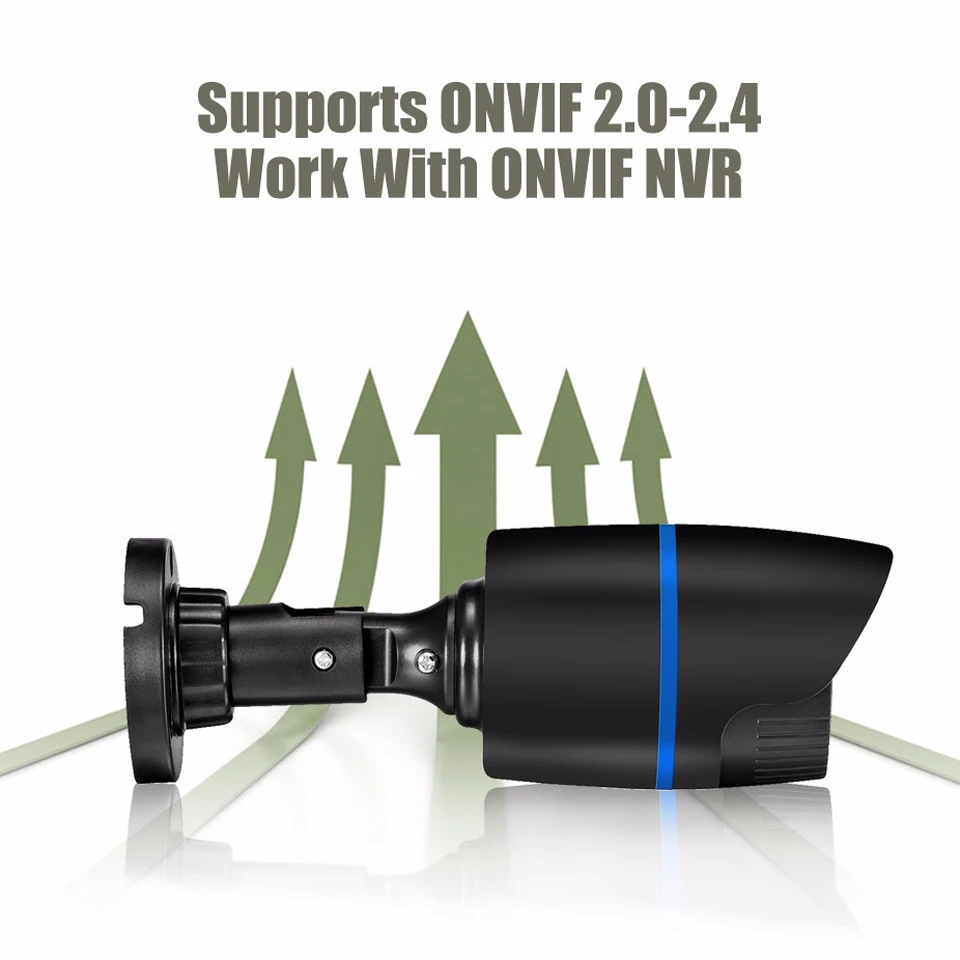 Широкий IP Камера 1080P 960P 720 2 8 мм evif P2P обнаружения движения RTSP 48V наружняя