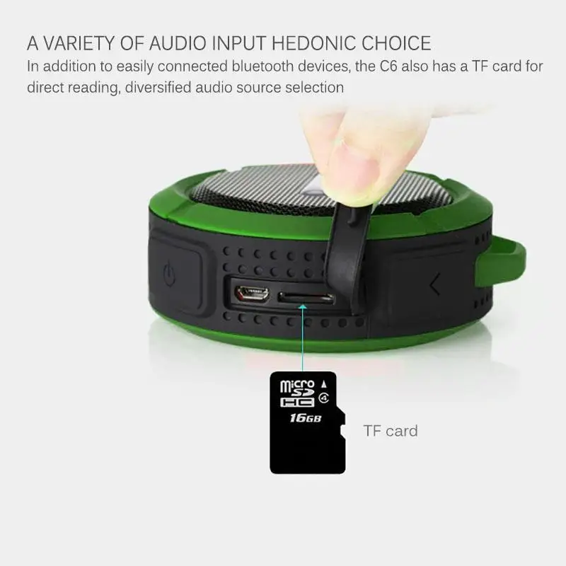 Водонепроницаемая Bluetooth-Колонка для душа беспроводной динамик с микрофоном и