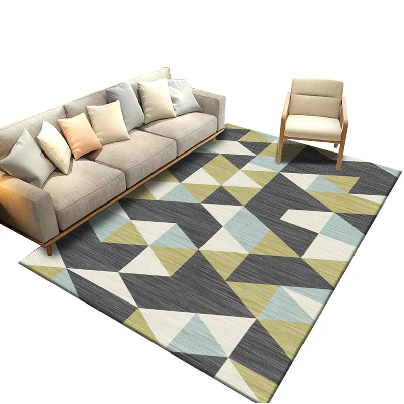 Ковер для гостиной нескользящий флот моющийся ковер спальни с большой площадкой