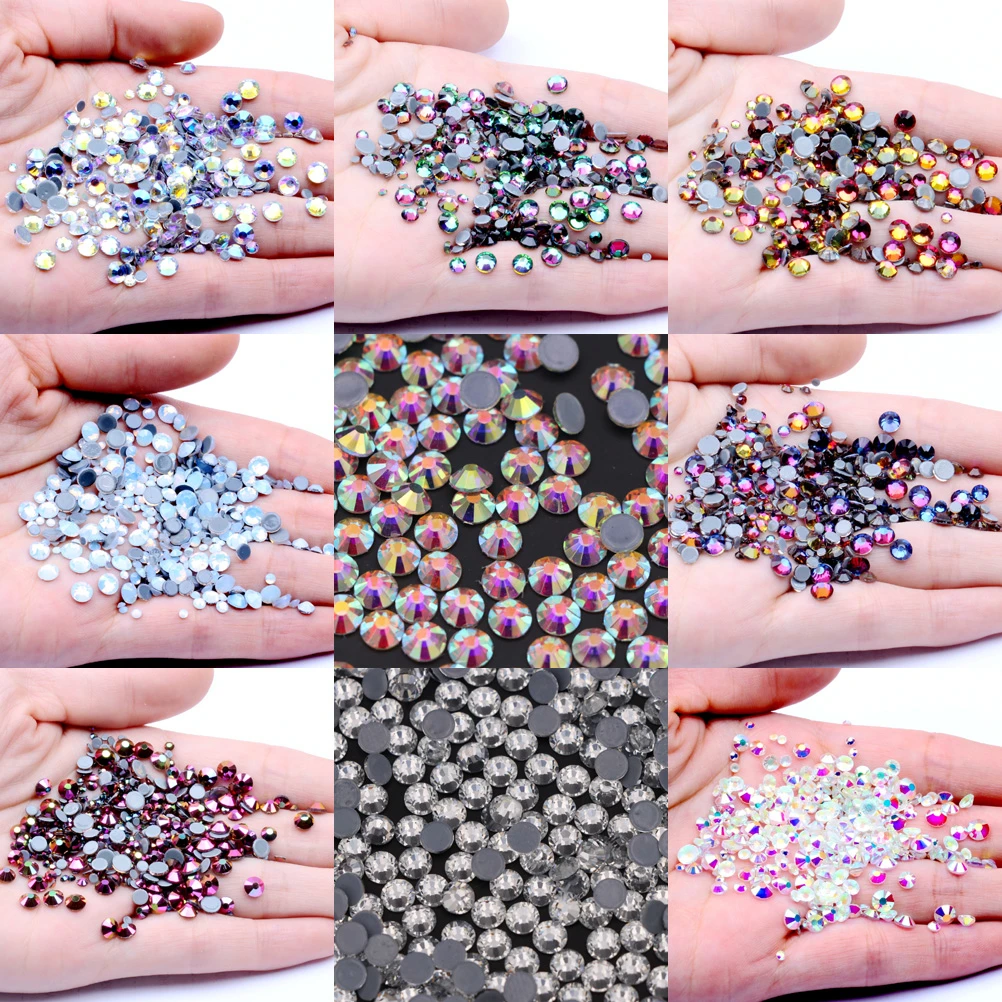 SS3 SS30 многоцветные AB Горячая фиксация Стразы Кристалл супер блестящие стразы