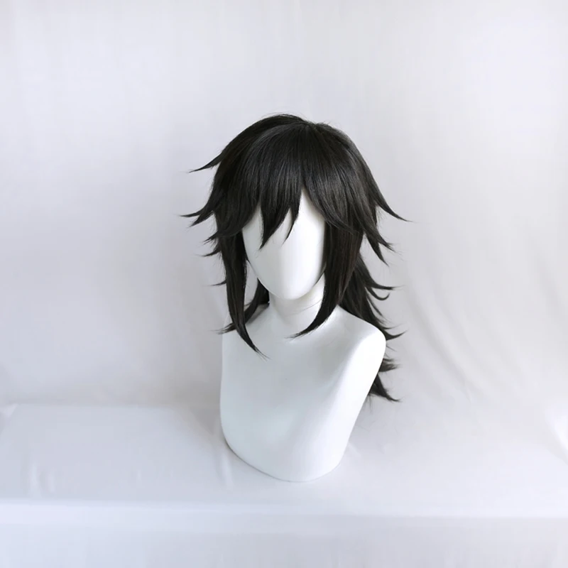 Парик для косплея аниме рассекающий демонов термостойкий волосы из волокна и