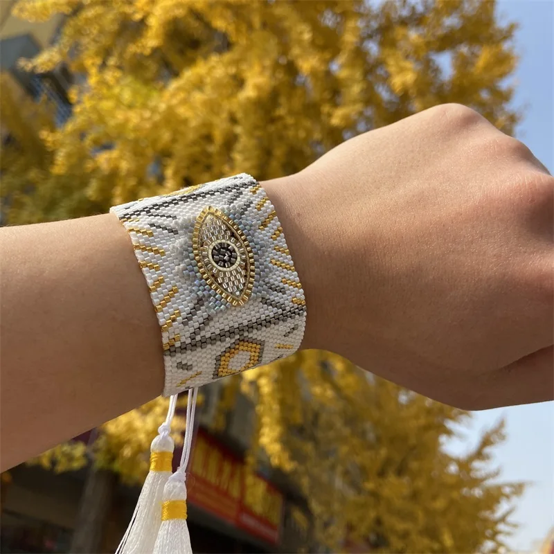 Женский браслет в этническом стиле Миюки из Мексики 2020 Турецкий Дурной глаз