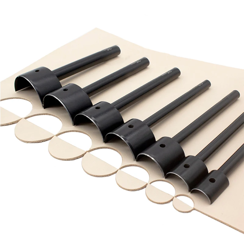 Полукруглая штамповка MIUSIE набор для вырезания стальных кожевенных углов ручной