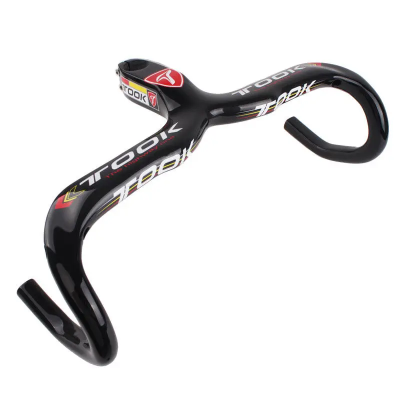 Руль из углеродного волокна 3K легкий шоссейный велосипед руль велосипеда