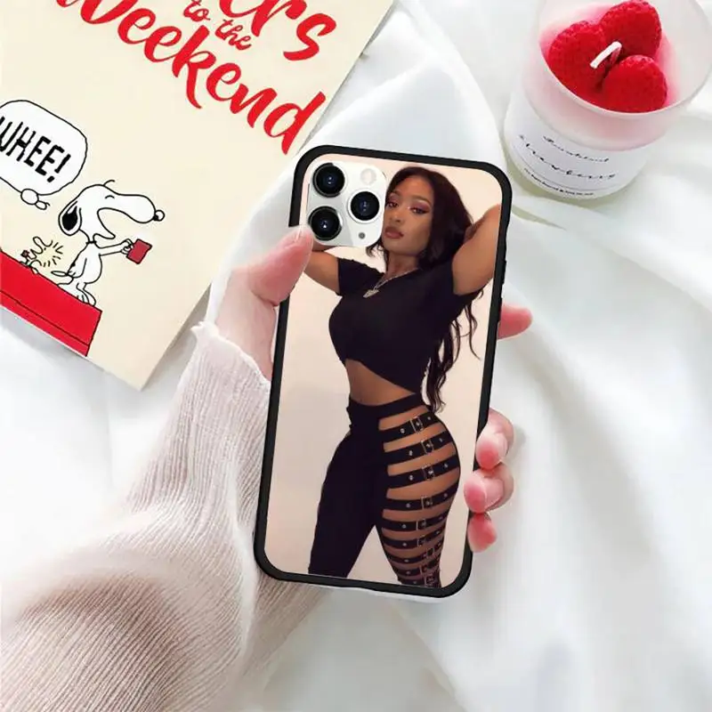 

Rapper Megan Thee Stallion Phone Case For iphone 5S 6S 7 8 11 12 XR XS SE Plus Pro ProMax Cover Fundas Coque